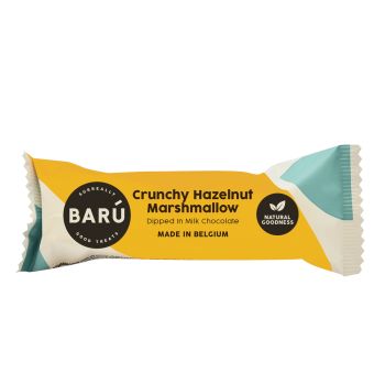 Barú Crunchy Hazelnut Marshmallow in Milk Chocolate 30g